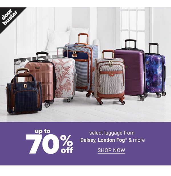 Up to 70% off select Luggage - Shop Now