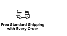 Free Standard Shipping with every order
