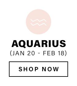 Aquarius (Jan 20 - Feb 18). Shop Now