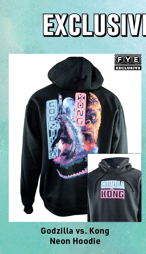 Godzilla Vs. Kong Neon Hoodie