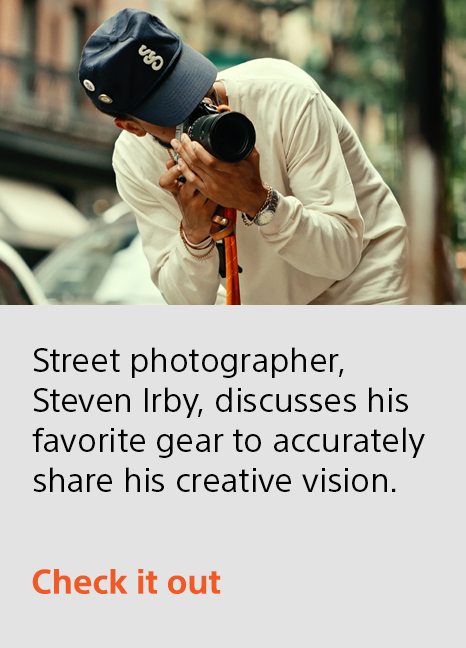 Street photographer, Steven Irby, discusses his favorite gear to accurately share his creative vision. | Check it out