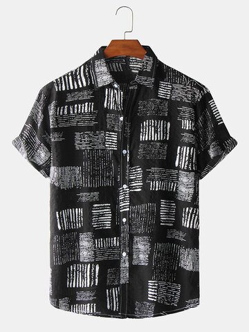 Abstract Pattern Casual Shirt