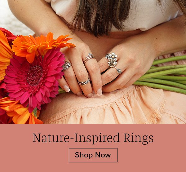 Nature-Inspired Rings - Shop Now