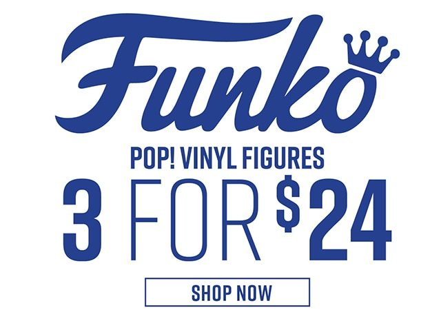 Funko Pop Vinyls 3 for $24