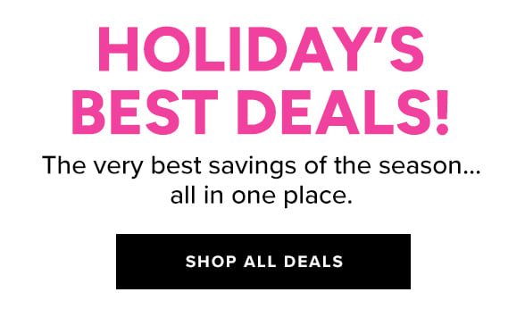 Holiday's Best Deals