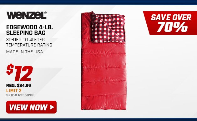 Wenzel Edgewood 4-lb. Sleeping Bag