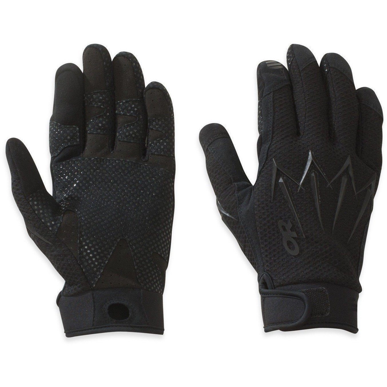 Outdoor Research Halberd Sensor Gloves - All Black / Medium
