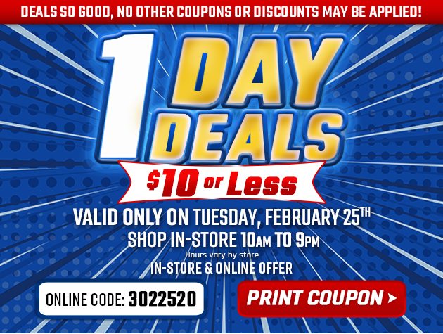 One Day Deals  Big 5 Sporting Goods