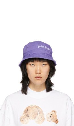 Palm Angels - Purple Classic Logo Bucket Hat