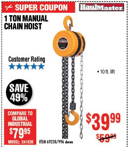 1 ton Manual Chain Hoist 