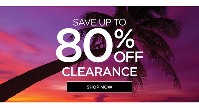 Save Up To 80% Off Clearance