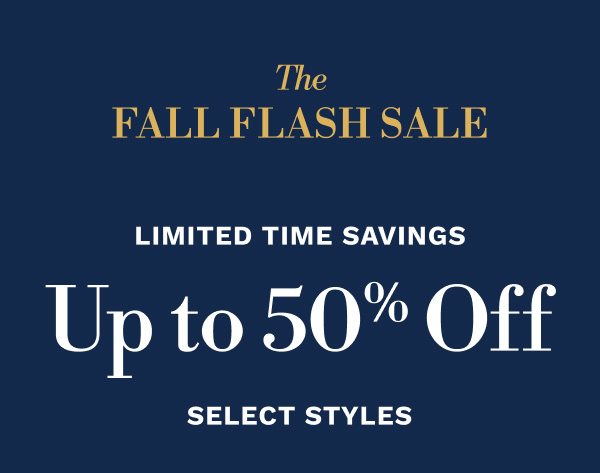 The Fall Flash Sale