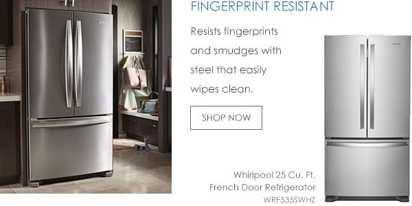 Shop Whirlpool Fingerprint Resistant 25 Cu. Ft. French Door Refrigerator