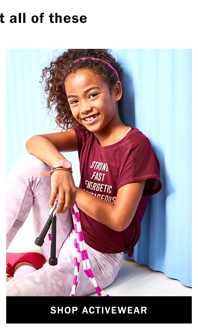 SHOP ACTIVEWEAR