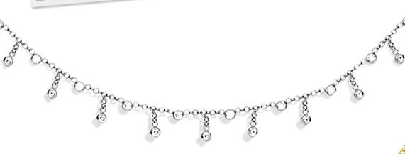 Cubic Zirconia Dangle Choker