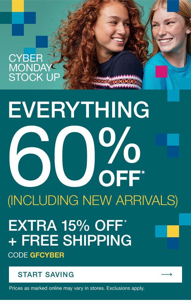 gap factory cyber monday