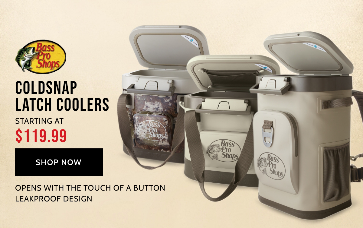 Bass Pro Shops Coldsnap Latch Coolers