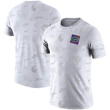 Nike Florida Gators White Spring Break Allover Print T-Shirt