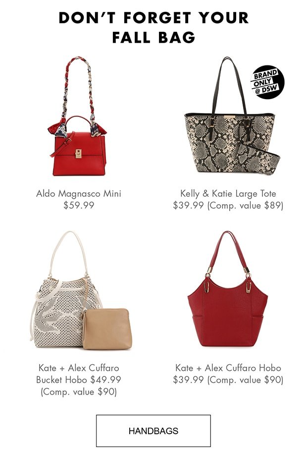 Don't forget your fall bag.handbags