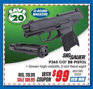 Sig Sauer P365 CO2 BB Air Pistol