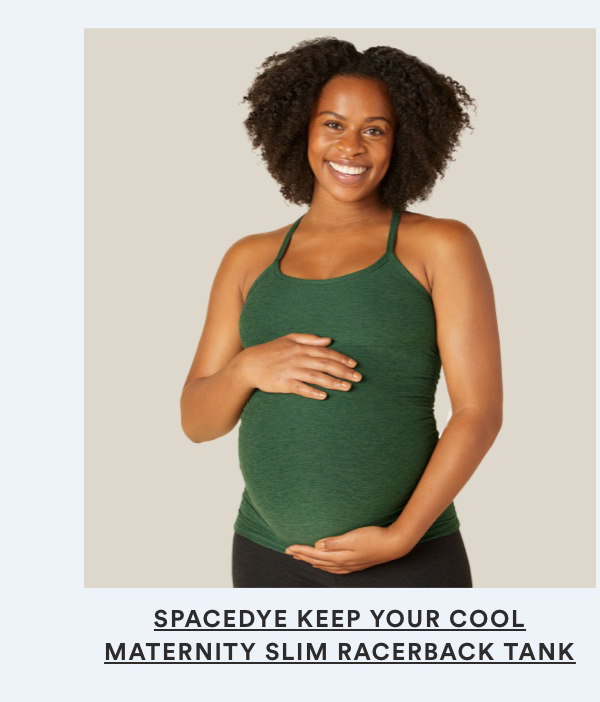 Spacedye Keep Your Cool Maternity Slim Racerback Tank