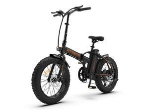 AOSTIRMOTOR Folding Electric Bike 500W Motor, 20" Fat Tire Shimano 7-Speed 36V 13AH Removable Lithium Battery Ebike for Adults A20