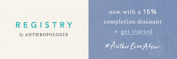 Anthropologie Registry.