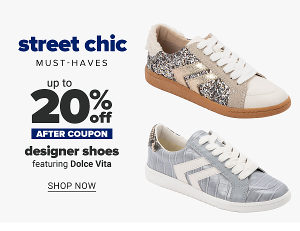 Street chic must-haves - Up to 20% off designer shoes after coupon. Featuring Dolce Vita. Shop Now.