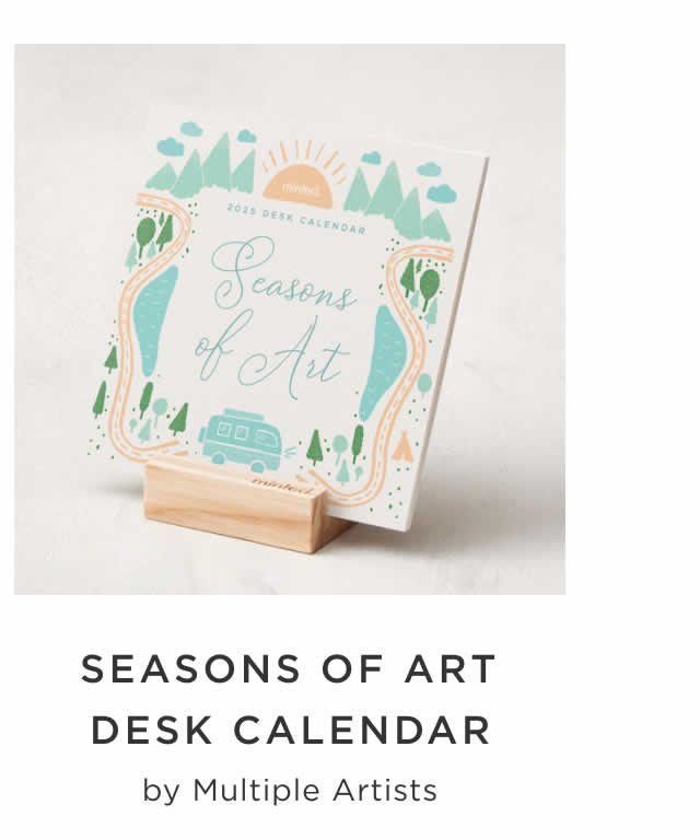 Seasons Of Art Desk Calendar