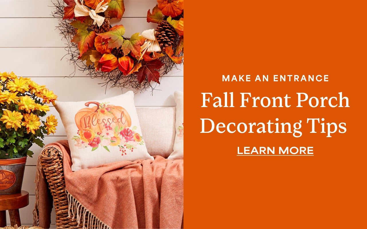 MAKE AN ENTRANCE FALL FRONT PORCH DECORATING TIPS