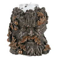 Greenman Fall Votive Holder