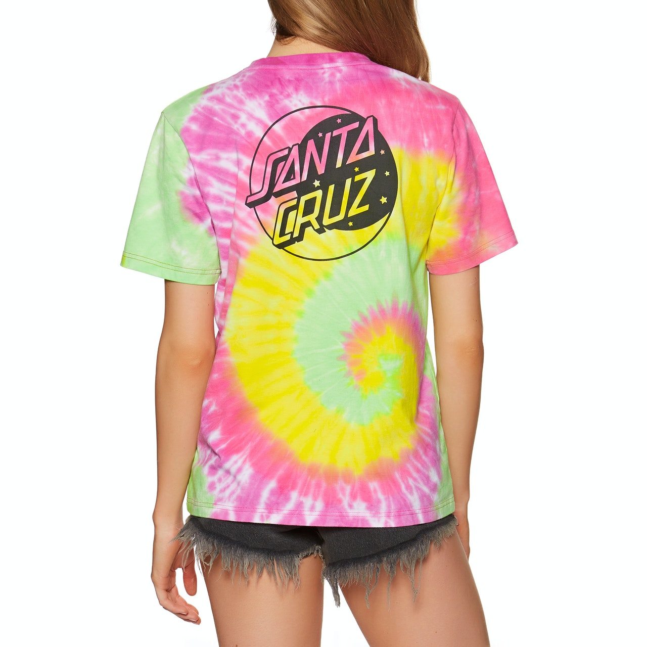 Santa Cruz Crescent Dot T-shirt Womens Short Sleeve T-Shirt - Psychodyelic