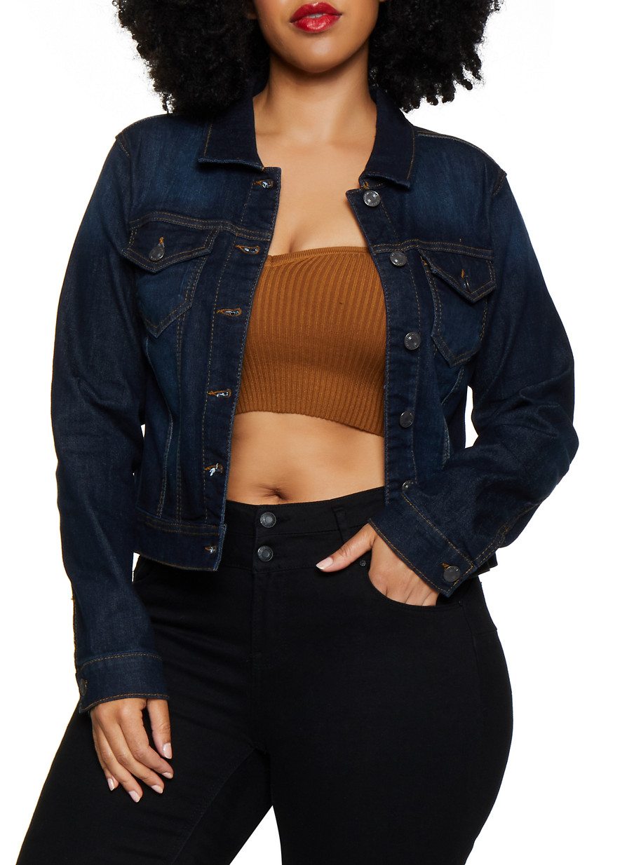 Plus Size WAX Denim Jacket