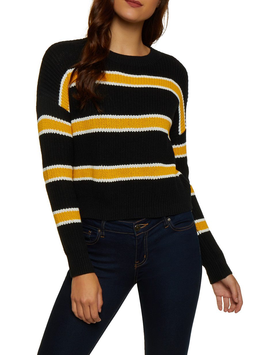 Striped Long Sleeve Sweater