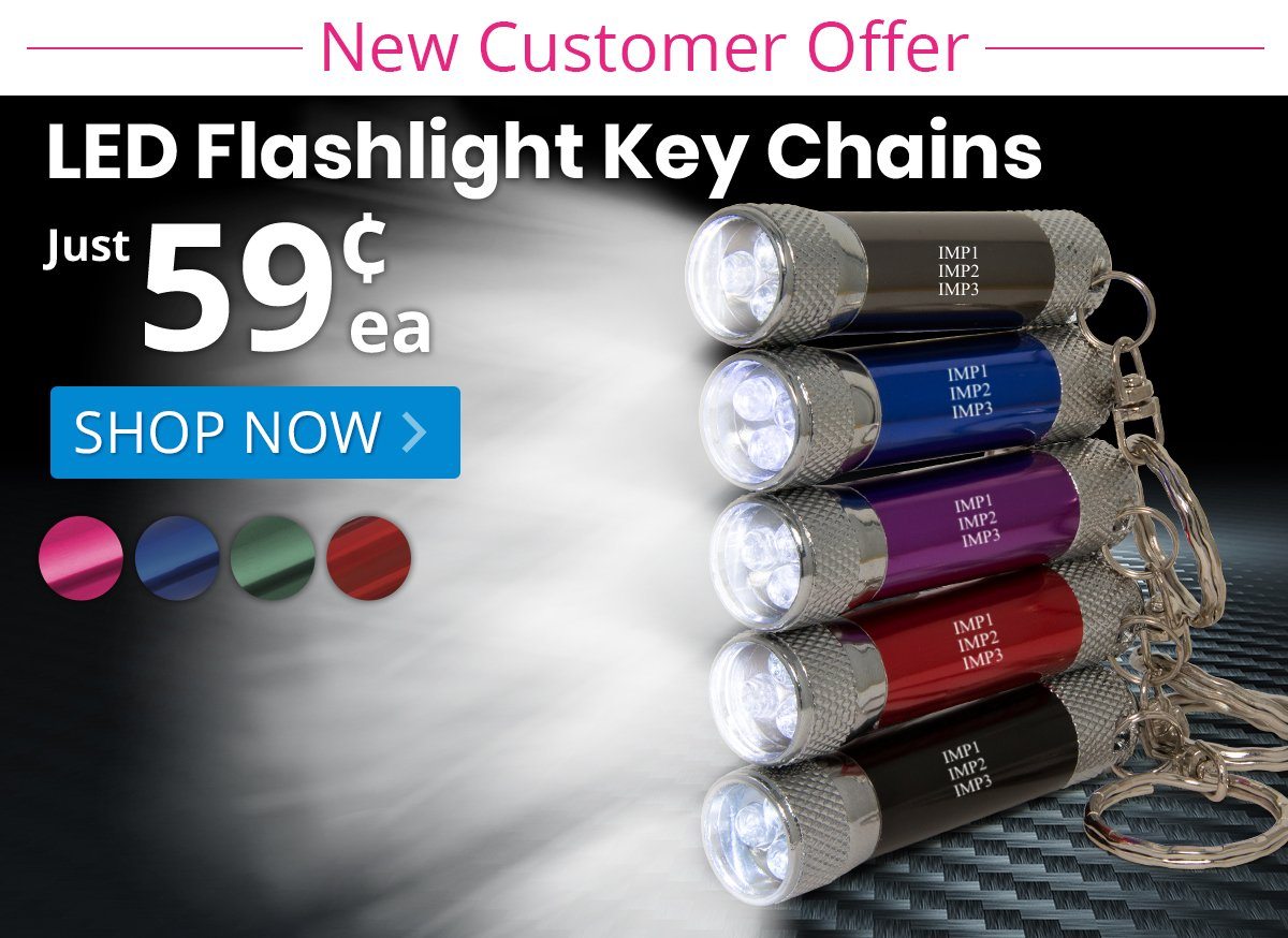 LED Flashlight Key Chains for only 59¢ each!