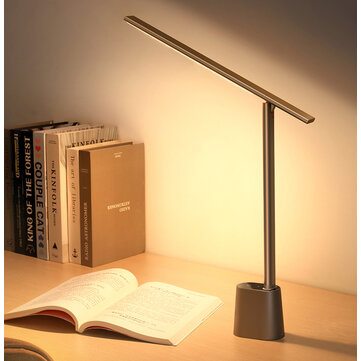 Baseus LED Desk Lamp Eye Protect Study Dimmable Office Light Foldable Table Lamp Smart Adaptive Brightness Bedside Lamp For Read