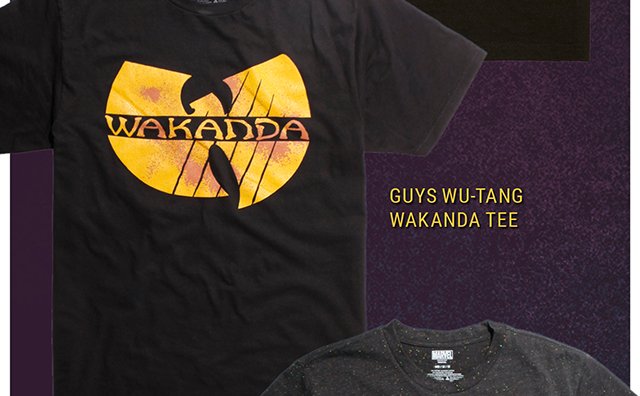 Guys Wu-Tang Wakanda Tee