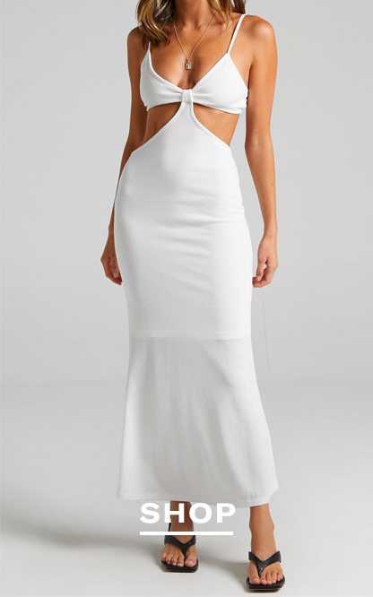 Kessandra Dress in White
