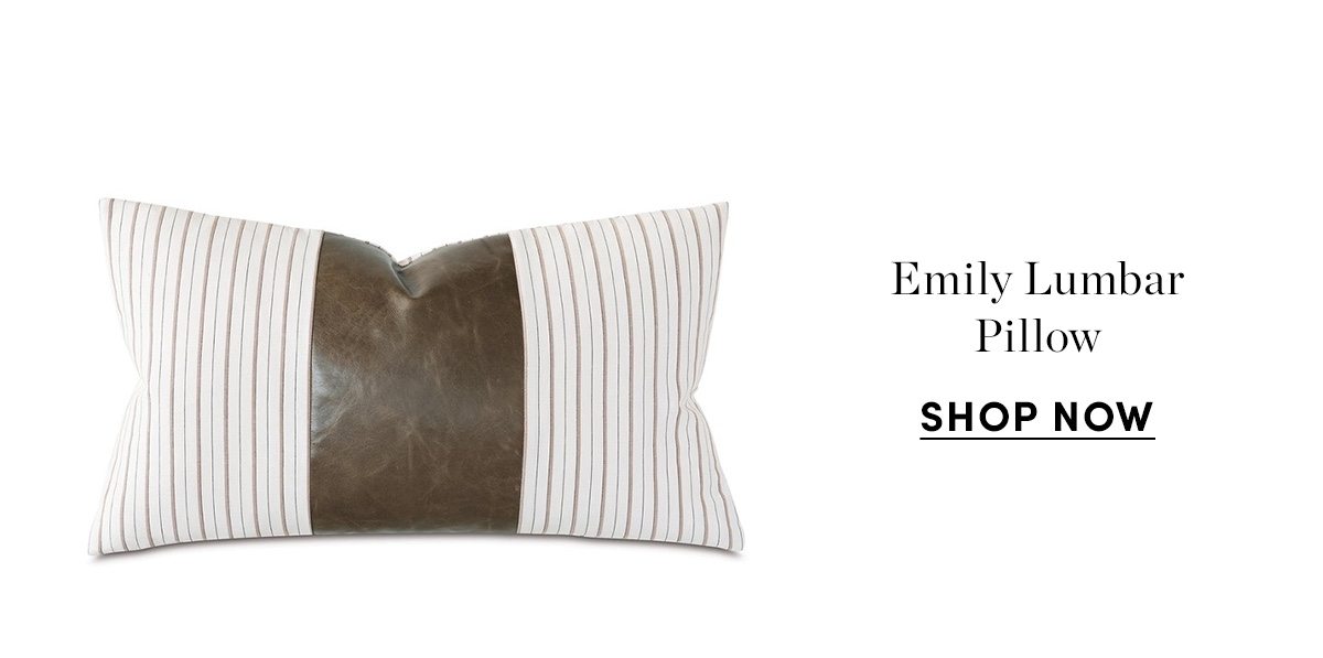 Emily lumbar pillow