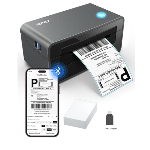 Bluetooth Thermal Shipping Label Printer