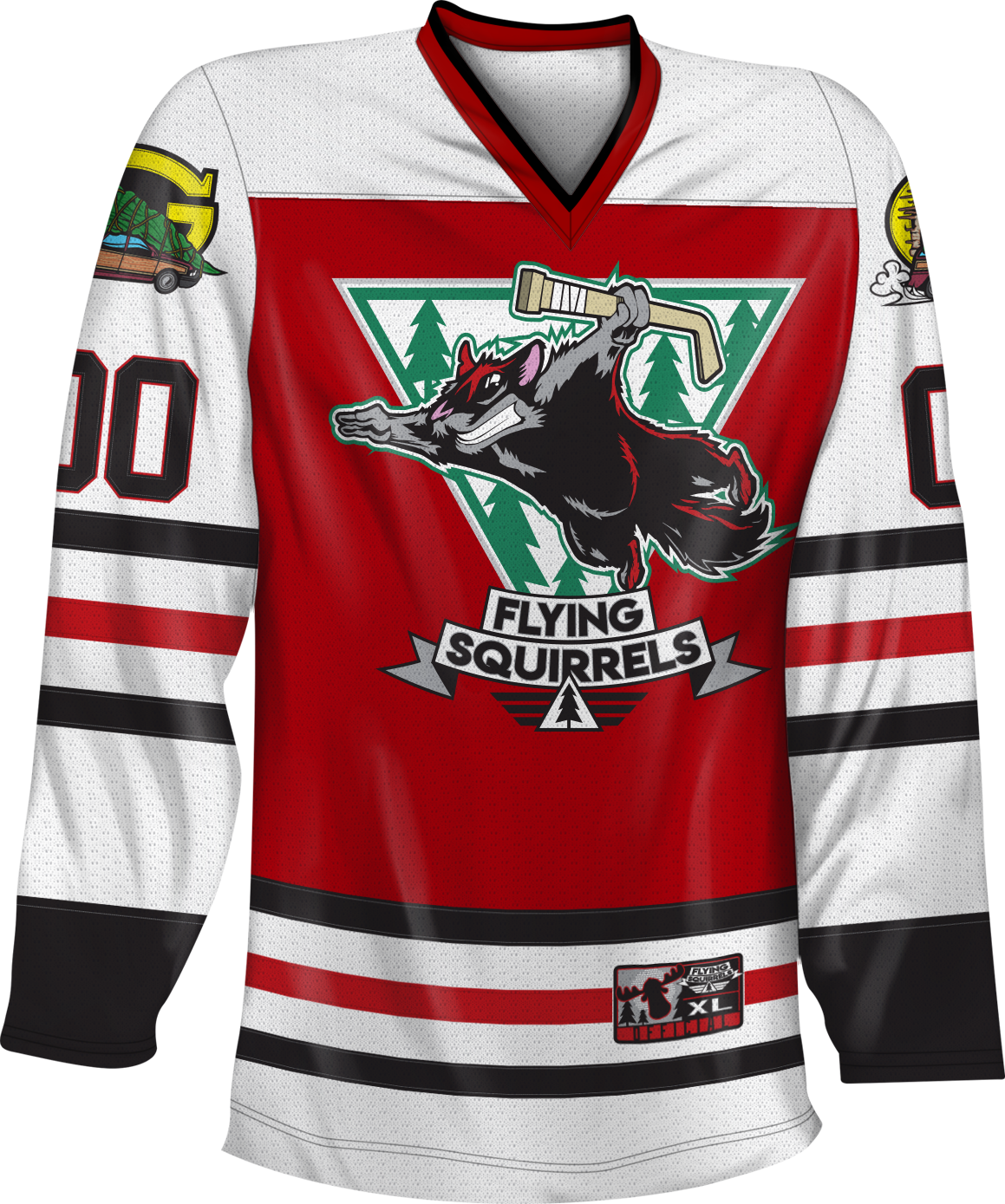 Flying Squirrels Christmas Vacation Hockey Jersey