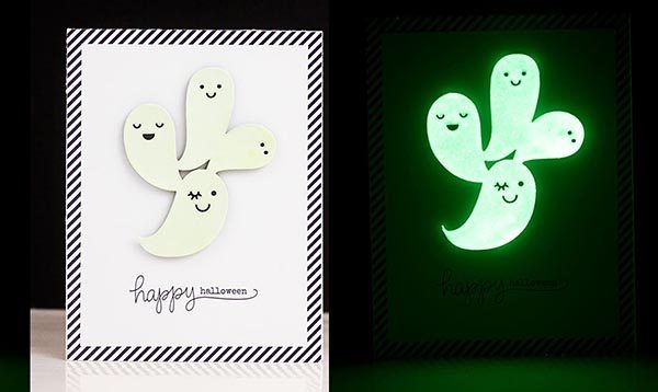 How to Make Glow-in-the-Dark Halloween Cards