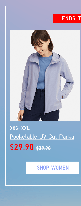 BODY15 - WOMEN POCKETABLE UV CUT PARKA