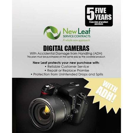 New Leaf PLUS - 5 Year Digital Camera Service Plan with Accidental Damage Coverage (for Drops & Spills) for Products Retailing up to $3000.00