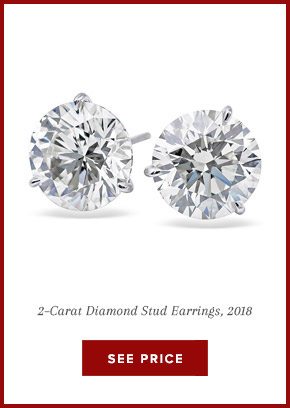Diamond Stud Earrings, 2.00 Carat