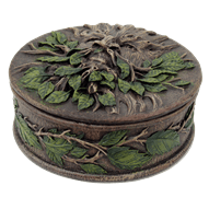 Round Greenman Trinket Box