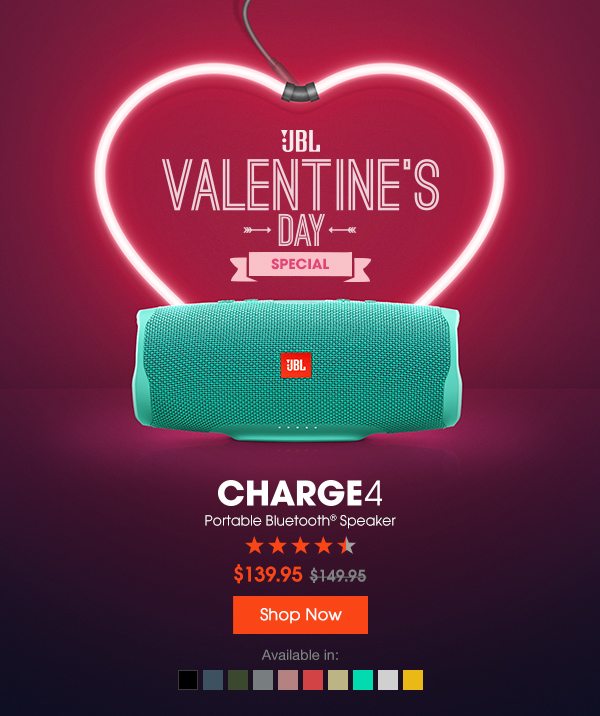 Valentine's Day Special: Charge 4 $139.95. Shop Now
