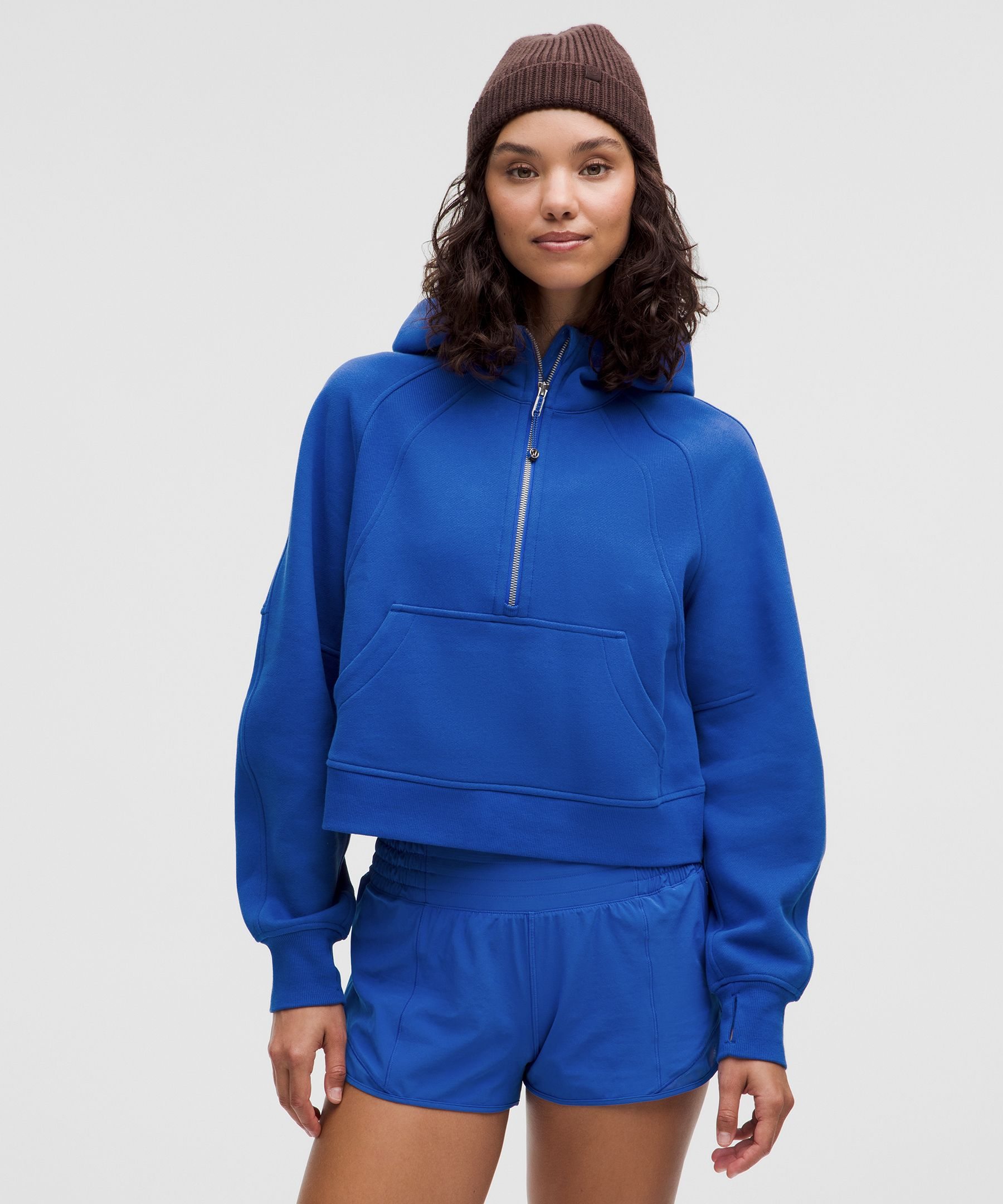 Scuba Oversized Half-Zip Hoodie