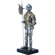 Medieval French Knight Statue