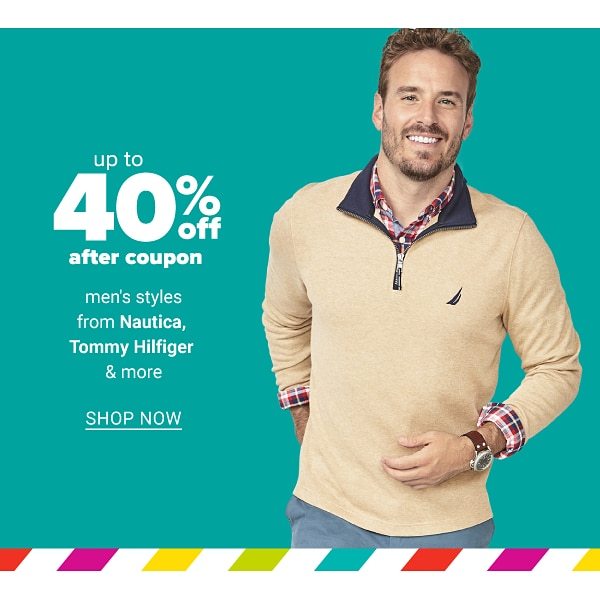 Up to 40% off Nautica, Tommy Hilfiger & more - Shop Now